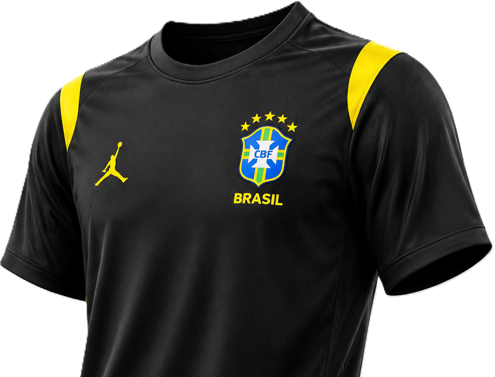 Camisa Brasil Preta