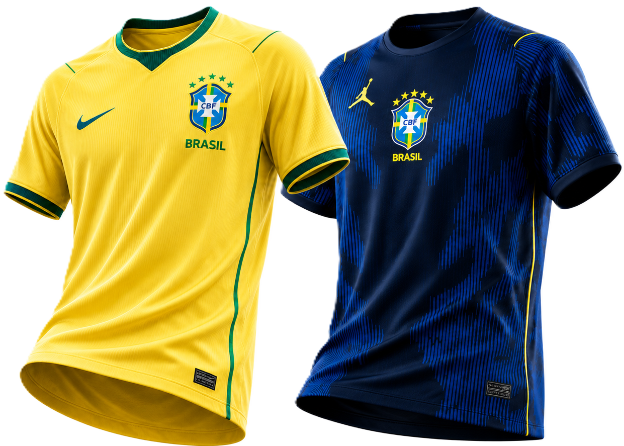 Combo com 2 camisas Brasil